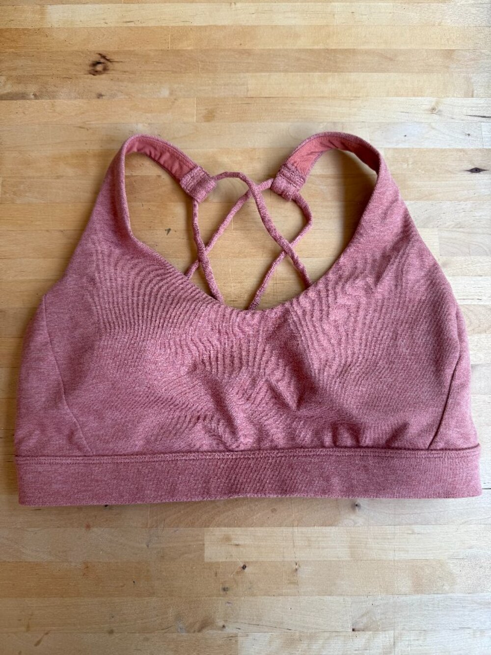 💕PRANA sports bra excellent condition pink/brown color medium